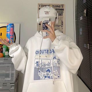Áo hoodie logo in UNFL STUDIO form dưới 70kg đẹp