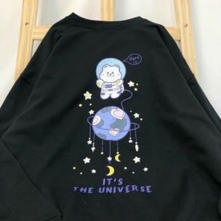 Áo sweater logo its the universe form đẹp