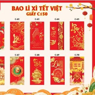 LÌ XÌ ĐỎ TRUYỀN THỐNG 2023