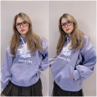 Áo hoodie tay phòng funny day form bự vải đẹp