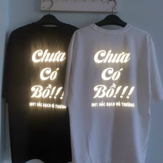 Áo thun in phản quang 7 màu in chưa có bồ đẹp rẻ
