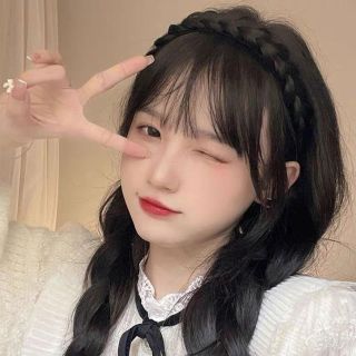 Tóc thắt bính có mái phủ che hói che bạc làm dày tóc