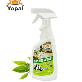 Xịt tẩy thiết bị nhà bếp Yopal hương trà xanh, công nghệ Hàn Quốc_sạch mọi bề mặt bám dầu mỡ giá sỉ