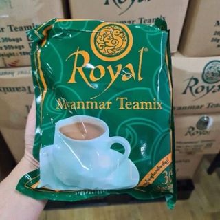 Trà Sữa Royal Teamix Myanmar Túi Lớn 30 Gói Trà Sữa Tự Pha Date 2024 Chính Hãng Queen Myanmar
