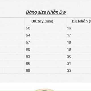 NHẪN D W HOT HOT 2022