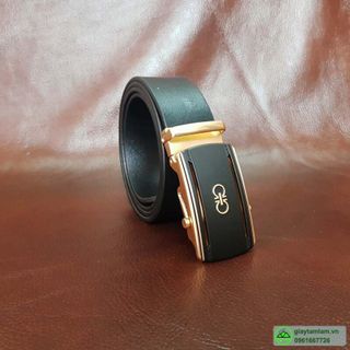 Dây thắt lưng nam da bò khóa lăn cao cấp TL409