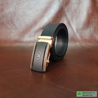 Dây thắt lưng nam da bò khóa lăn cao cấp TL409