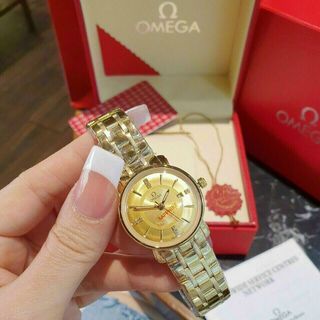 ĐỒNG HỒ OMEGA GOLD KÍNH MO NỮ XINH