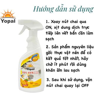 Xịt tẩy đa năng hương cam 500gr_công nghệ Hàn Quốc_sạch bóng mọi bề mặt