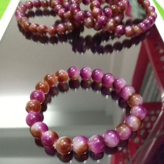 Vòng tay đẹp chuỗi đeo tay màu sắc tím nâu