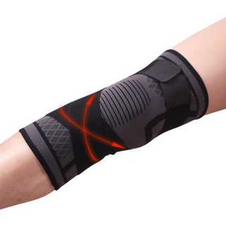 Bó gối thể thao có dây đai trợ lực