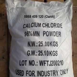 Canxi Chlorua – CaCl2.2H2O – Calcium Chloride Powder – Canxi bột nguyên liệu dùng trong Nuôi trồng Thuỷ sản giá sỉ