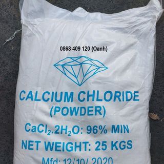 Canxi Chlorua – CaCl2.2H2O – Calcium Chloride Powder – Canxi bột nguyên liệu dùng trong Nuôi trồng Thuỷ sản