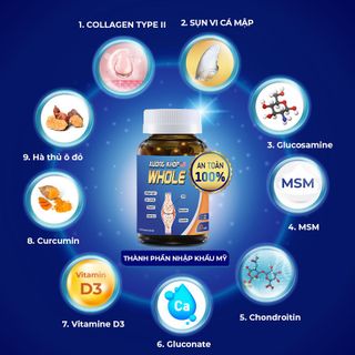 Collagen sụn cá mập xương khớp Whole