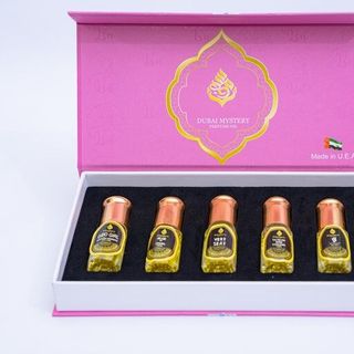 Nước hoa dubai .Set 5 chai 5 mùi lưu hương trên da 8 tiếng, 2 ngày trên quần áo