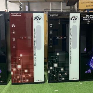 Gia công Tủ máy lọc nước RO kính cường lưc 4D