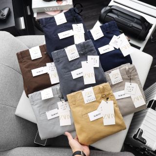 Quần dài nam kaki form slim fit, phong cách hiện đại, thời thượng Sỉ Chỉ Từ 1 Ri