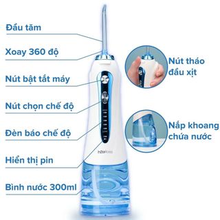 Máy tăm nước cầm tay H2OFloss HF9P