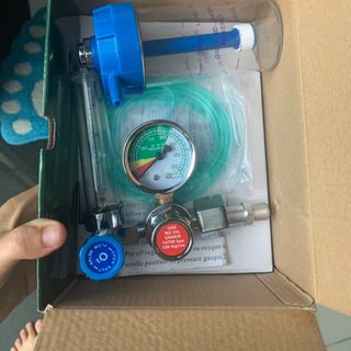Đồng hồ oxy thở, đồng hồ oxy y tế, van điều áp oxy