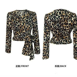 SET BỘ ÁO KIỂU HỌA TIẾT BEO QUẦN ỐNG RỘNG PHỐI VIỀN CAO CẤP