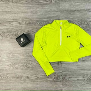 Áo Croptop Dài Tay Khoá Logo Thêu Chuẩn Đồ Thể Thao Chất Siêu Đẹp Giá Sỉ, Hàng Đẹp