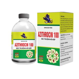 Thuốc Thú Y Azithrocin Châu Thành Viêm Phổi, Ho, Hô Hấp Cho Heo, Bò, Dê chai 100ml giá sỉ