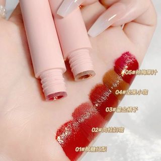 Set son kem Leaduu heo 5 cây hồng
