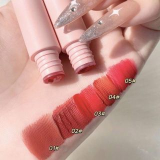 Set son kem Leaduu heo 5 cây hồng