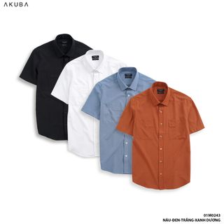 ÁO SƠ MI TAY NGẮN AKUBA 01M0243