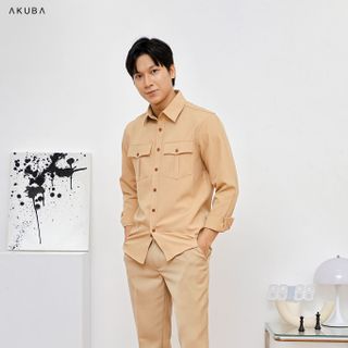 ÁO SƠ MI TAY DÀI AKUBA 01J0479