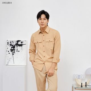 ÁO SƠ MI TAY DÀI AKUBA 01J0479