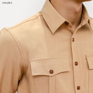 ÁO SƠ MI TAY DÀI AKUBA 01J0479