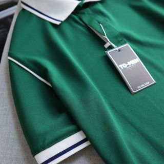 ÁO THUN POLO NAM POLY CÁ SẤU PHỐI VAI NHIỀU MÀU