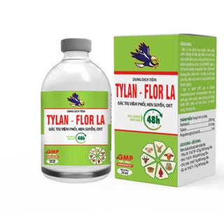 Thuốc Thú Y Tylan Flor LA Châu Thành Đặc Trị Viêm Phổi, Hen Suyễn Cho Heo, Bò, Dê, Cừu chai 100ml giá sỉ