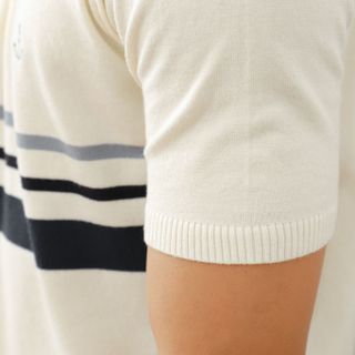 ÁO LEN TAY NGẮN KIỂU DÁNG POLO AKUBA 02G0092