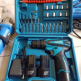 Máy Khoan Pin MAKITA 12V Tặng Kèm Bộ 24 Phụ Kiện 2 PIN