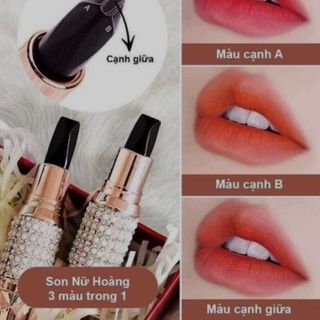 Son kim cương 3 màu siêu lì, lâu trôi