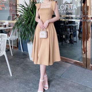ĐẦM XOÈ CÁNH TIÊN MÀU DA – DT1679