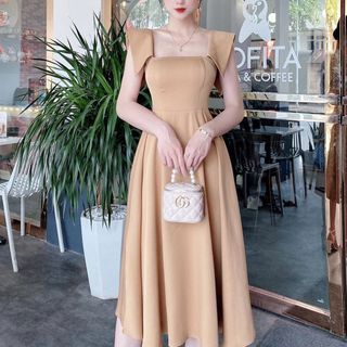 ĐẦM XOÈ CÁNH TIÊN MÀU DA – DT1679