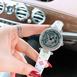 ĐỒNG HỒ L V MẶT XOAY DA NỮ XlNH