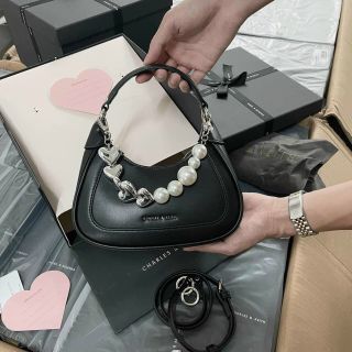Túi xách CKk QUAI NGỌC sz22 , Fullbox nam châm, hàng super ,Có logo, mã cod