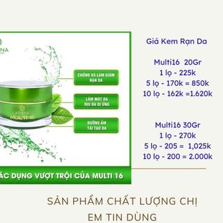 Kem trị rạn da mutli 16 lọ to 30gr