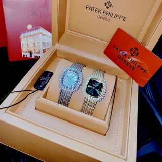 Đồng hồ nữ cao cấp PPPATEK PHILIPPE SATINE MẶT KHẢM TRAI về lại
