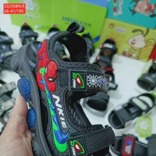 Sandal trẻ em quai ngang đế cao su mềm êm chân S3236