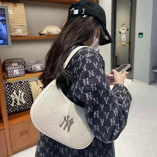 Túi xách MLBb KẸP NÁCH sz25 , K hộp, có bọc seal ,Hàng Like auth, có logo mã cod