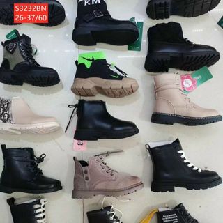 Giày boots trẻ em chất da mềm êm chân S3232