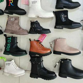 Giày boots trẻ em chất da mềm êm chân S3232