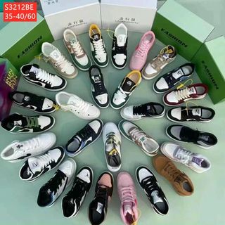Giày thể thao nữ chất đế thấp da mềm đẹp S3212