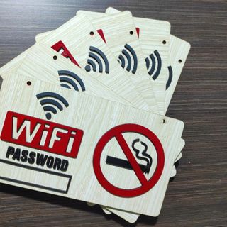 BẢNG GỖ TREO CỬA, NHÀ WC DECOR