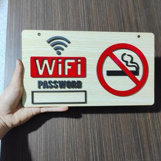 BẢNG GỖ TREO CỬA, NHÀ WC DECOR